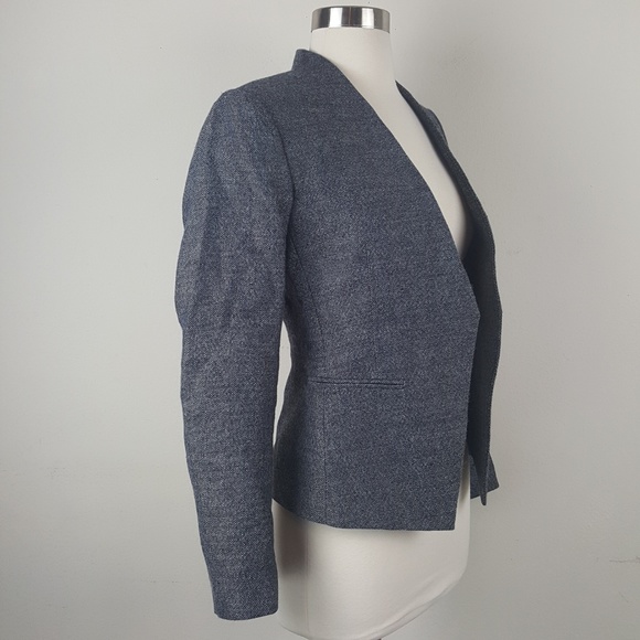 Theory Grey Pin dot Blazer sz 4 - Picture 2 of 8